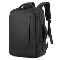 Sac à dos de voyage 2 en 1, coloris noir, vue de face
