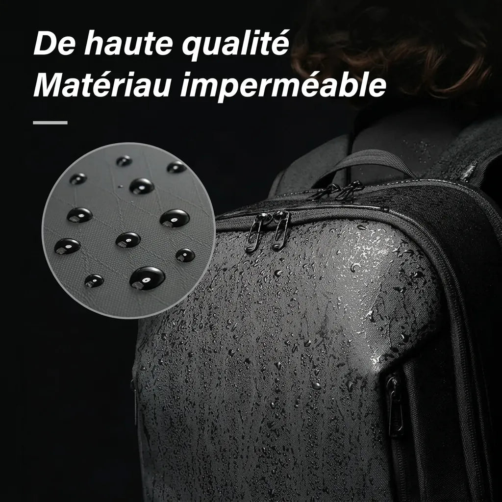 Sac à dos de voyage business, tissu hydrofuge