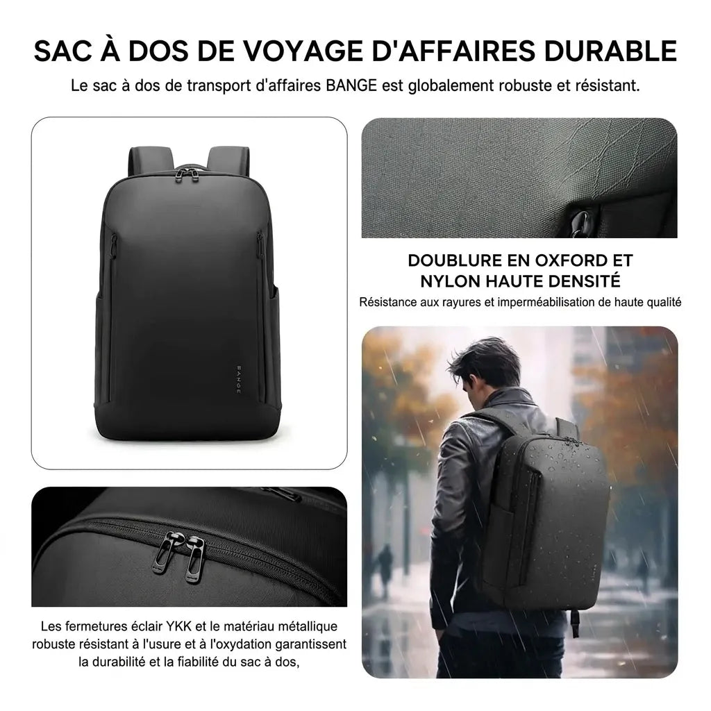 Sac à dos de voyage business, porté dos