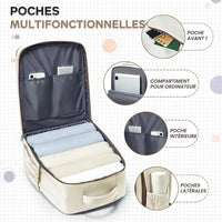 Détails de finition du sac de voyage cabine 40x30x20cm