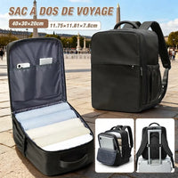 Sac de voyage cabine 40x30x20cm, coloris noir