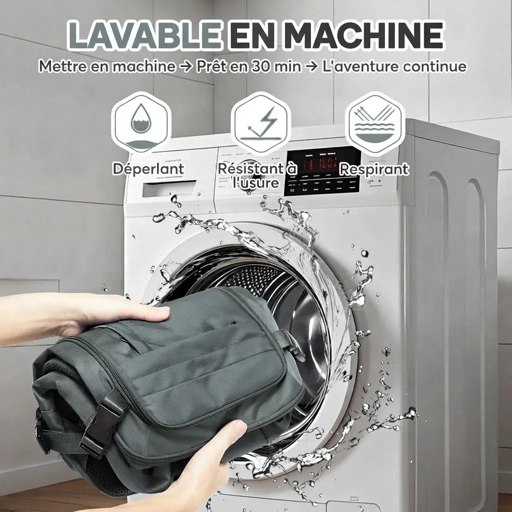 Sac de voyage cabine léger, lavable en machine