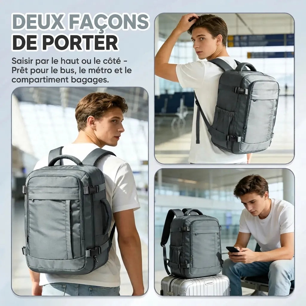 Sac de voyage cabine léger, porté dos