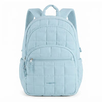 Sac à dos de voyage femme 25L, coloris bleu ciel, vue de face