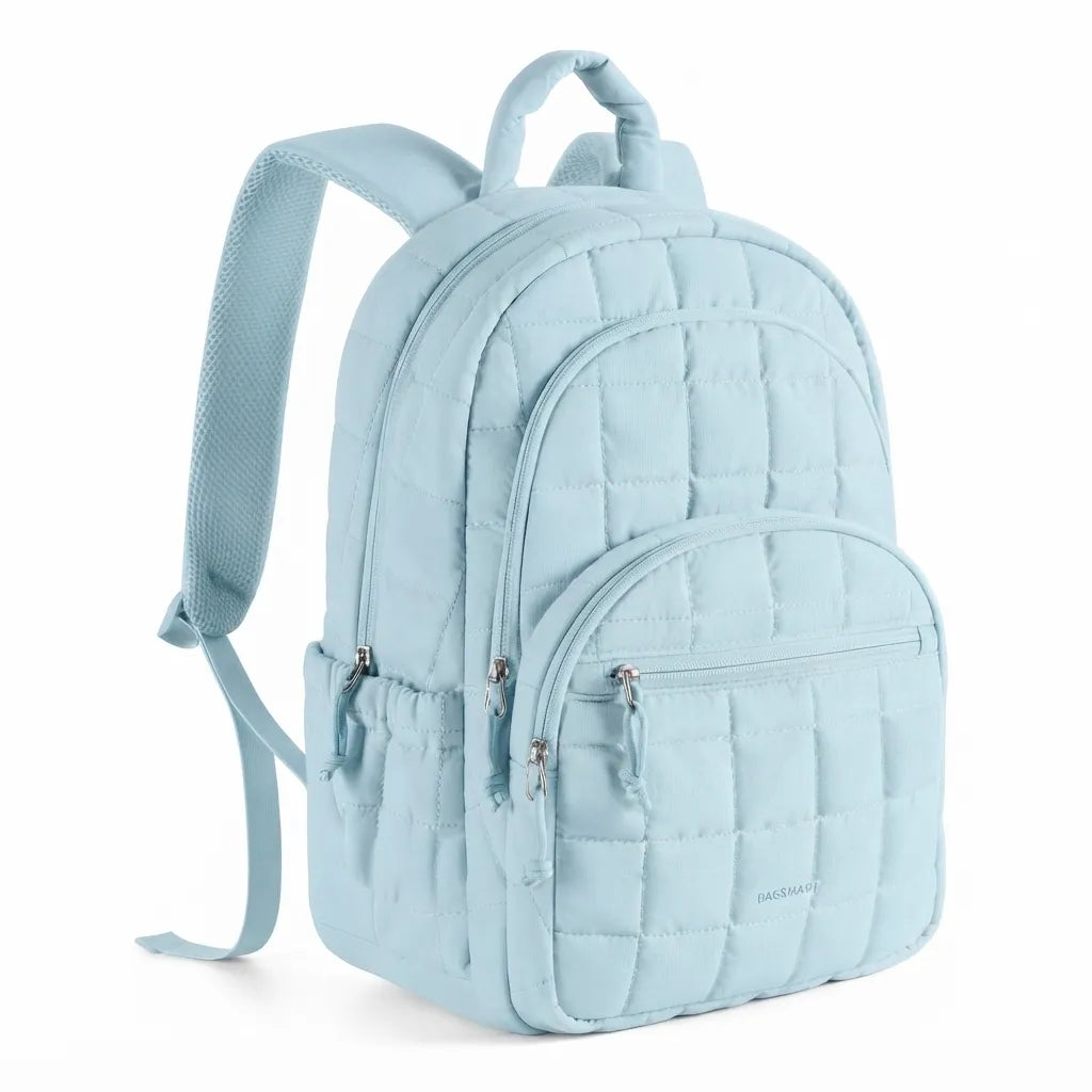 Sac à dos de voyage femme 25L, coloris bleu ciel
