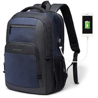 Sac à dos de voyage USB, coloris bleu