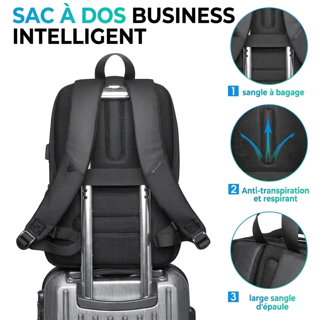 Sac à dos de voyage USB, fonctionnalités