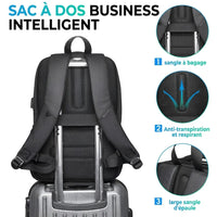 Sac à dos de voyage USB, fonctionnalités