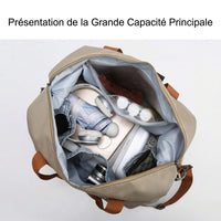 Capacité de rangement du sac de voyage 3 en 1