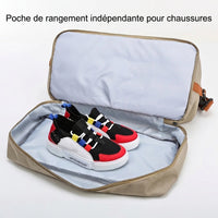 Poche à chaussures du sac de voyage 3 en 1