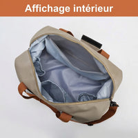 Intérieur du sac de voyage 3 en 1