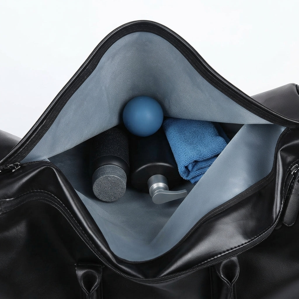 Poche de séparation sec/humide du sac de voyage homme en simili cuir