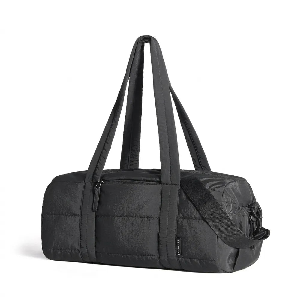 Sac de voyage femme 18L, coloris noir, vue de côté