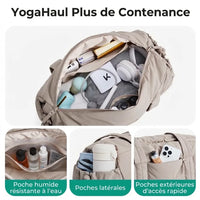 Intérieur du sac de voyage femme 18L