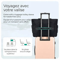 Sac de voyage femme 20L, format bagage cabine