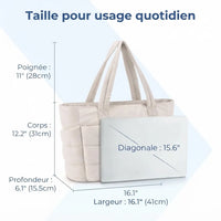 Sac de voyage femme 20L, dimensions