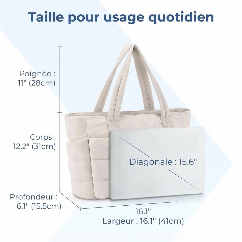 Sac de voyage femme 20L, dimensions