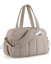 Sac de voyage femme 24L, coloris brun