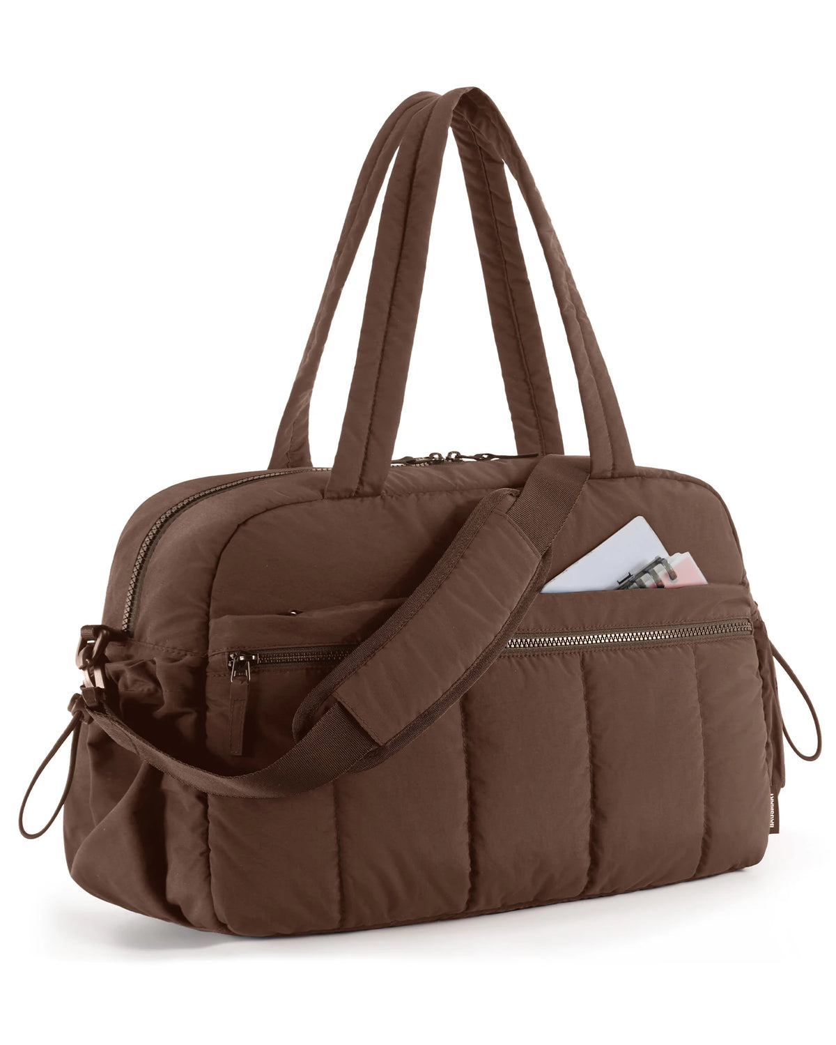 Sac de voyage femme 24L, coloris marron