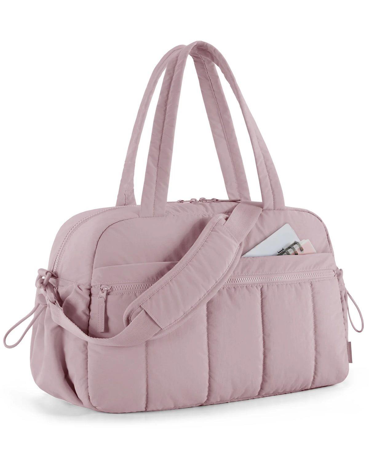 Sac de voyage femme 24L, coloris violet gris