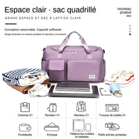 Capacité de rangement du sac de voyage femme cabas 50x20x28cm