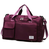 Sac de voyage femme cabas 50x20x28cm, coloris cerise