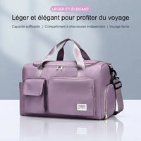 Sac de voyage femme cabas 50x20x28cm, vue de face