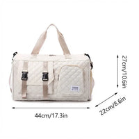 Sac de voyage femme cabas à boucles, dimensions