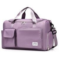 Sac de voyage femme cabas 50x20x28cm, coloris lavande