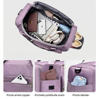 Poches du sac de voyage femme cabas 50x20x28cm