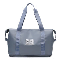 Sac de voyage femme extensible 31L, coloris bleu
