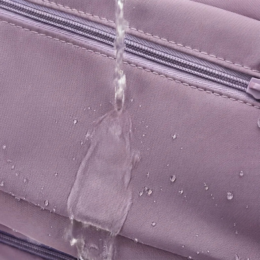 Sac de voyage femme extensible, tissu hydrofuge