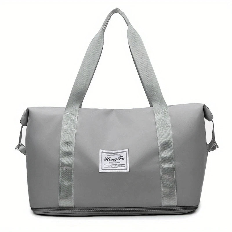 Sac de voyage femme extensible, détail de la glissière d'extension