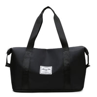 Sac de voyage femme extensible 31L, coloris noir