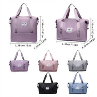 Sac de voyage femme extensible, coloris disponibles