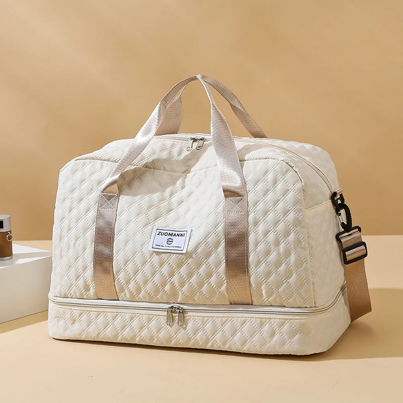 Sac de voyage femme matelassé, vue de face