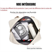 Intérieur du sac de voyage femme matelassé
