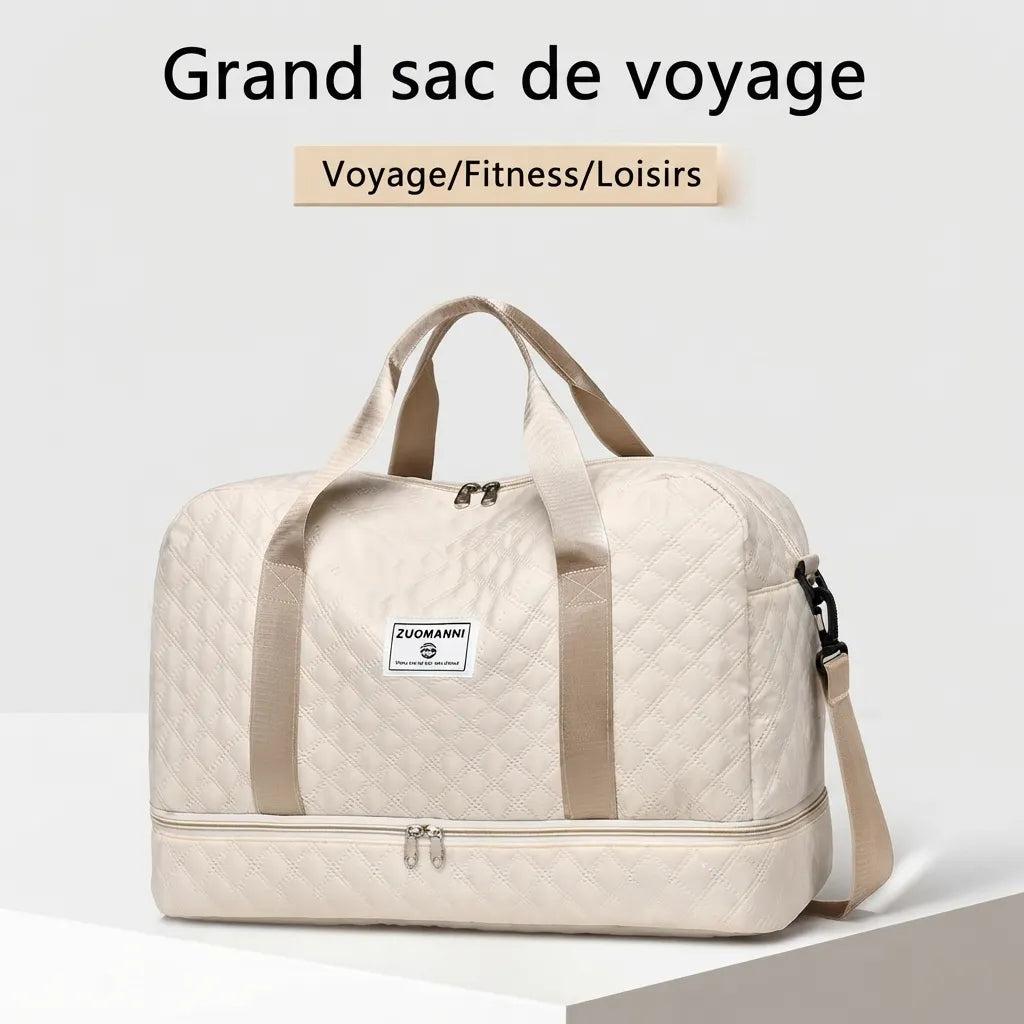 Sac de voyage femme matelassé, utilisation