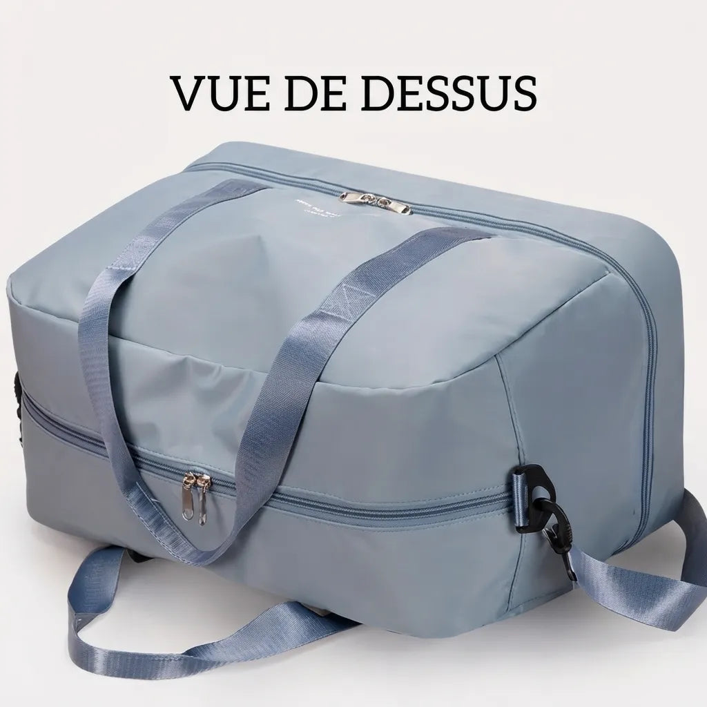 Sac de voyage femme week-end vu de dessus