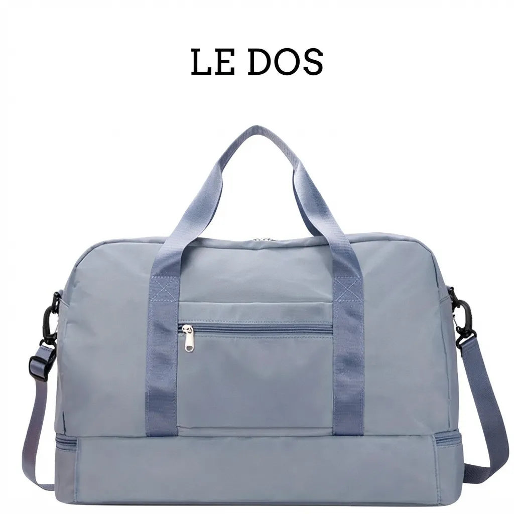 Poche arrière zippée du sac de voyage femme week-end