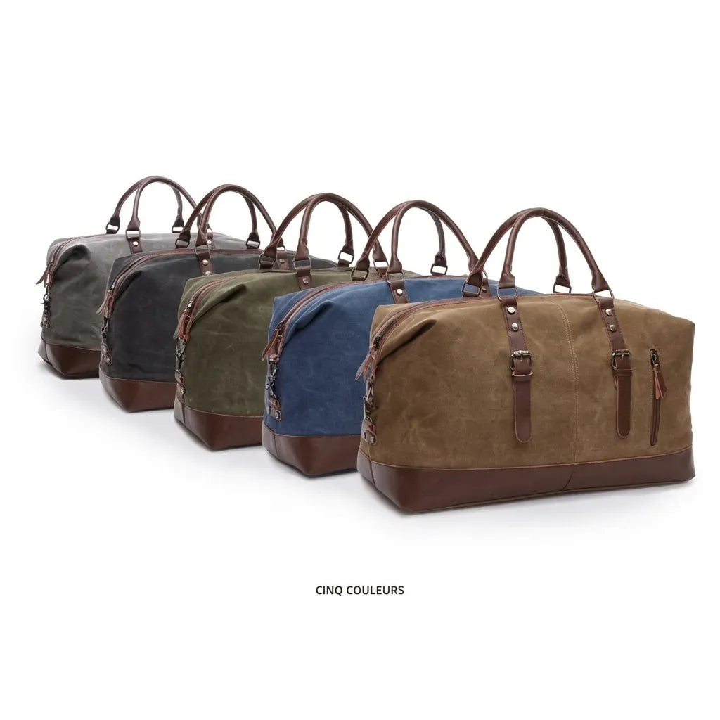 Sac de voyage homme en toile, 5 coloris disponibles