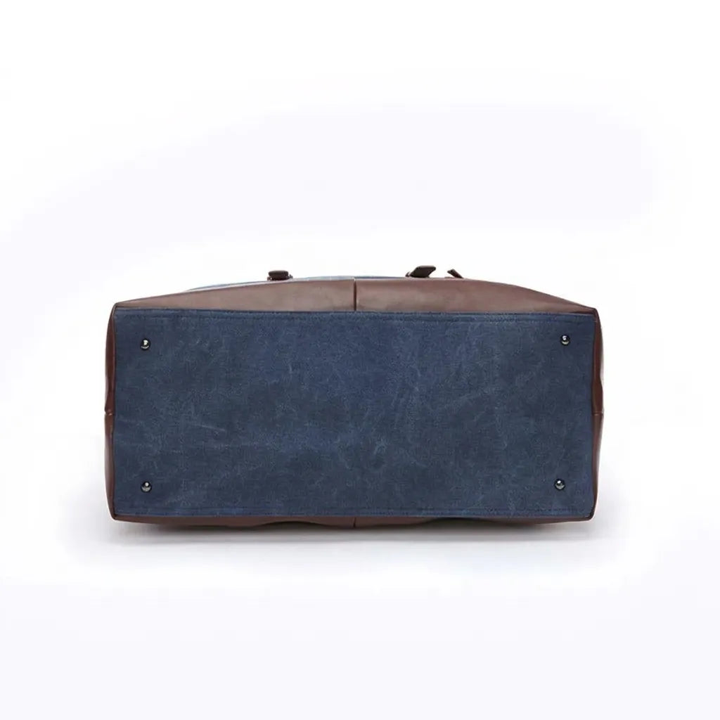 Sac de voyage homme en toile, vue de dessous