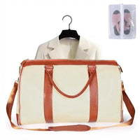 Sac de voyage pliable femme, coloris beige