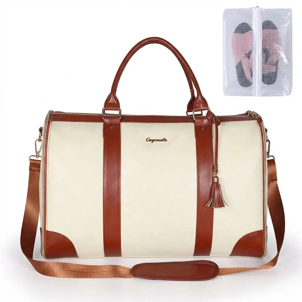Sac de voyage pliable femme, vue de face