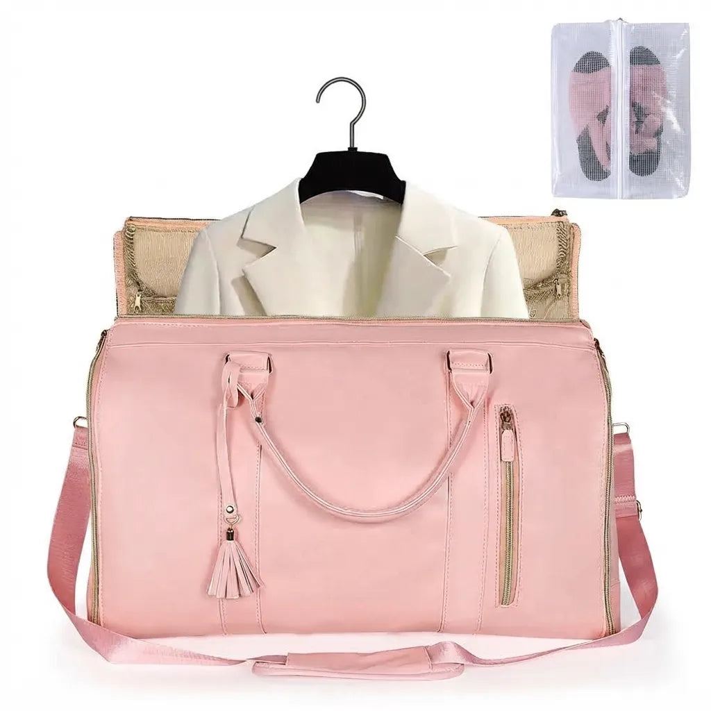 Sac de voyage pliable femme, coloris rose