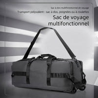 Sac de voyage à roulettes 80 litres, modes d'utilisation