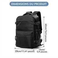 Sac de voyage sous vide avec pompe, dimensions du produit