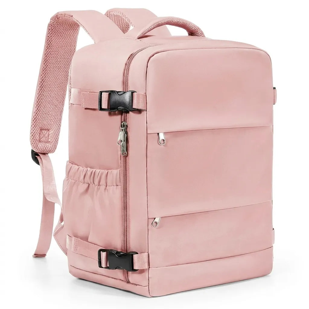 Sac de voyage cabine sous vide 40 x 30 x 20 cm, coloris rose