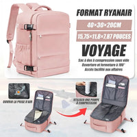 Sac de voyage sous vide, coloris rose