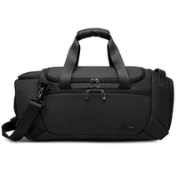 Sac de voyage homme sport, coloris noir, vue de face